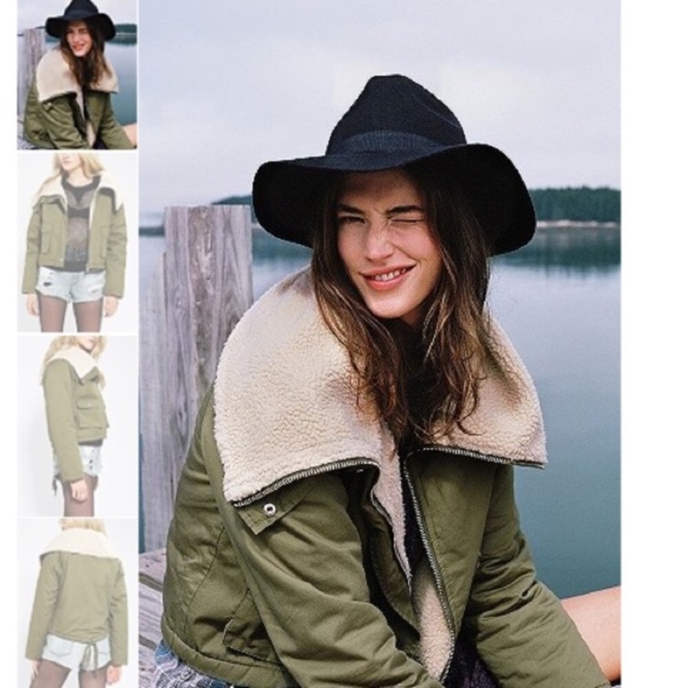 UNIF x Urban Outfitters Sherpa bomber